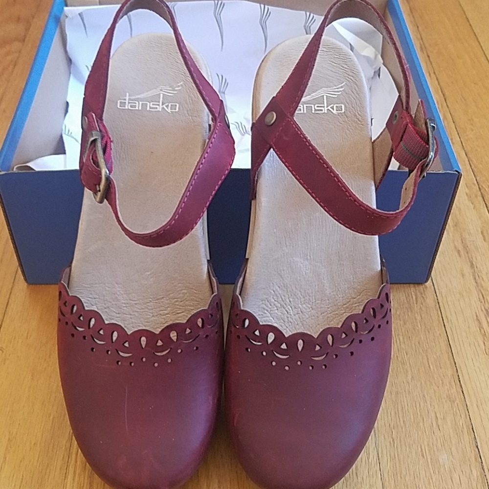 Brand-new in box, never worn, stylish Dansko clogs